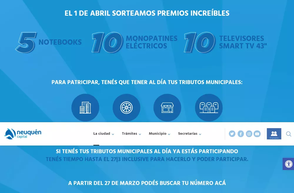 MUNICIPALIDAD NEUQUEN SORTEO