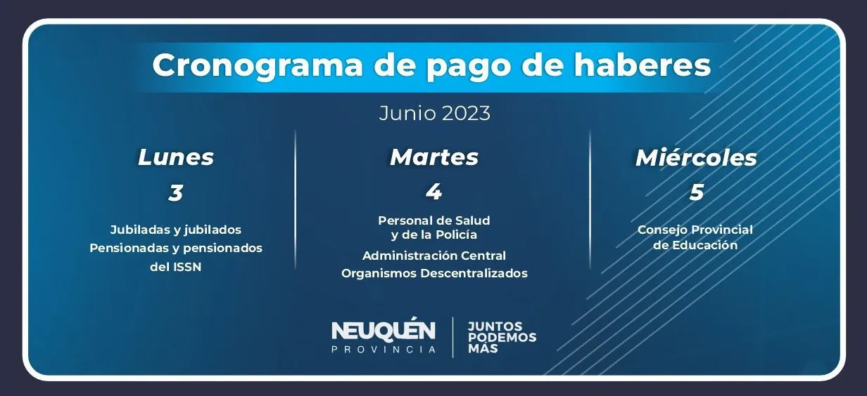 CRONOGRAMA SUELDOS JUNIO23